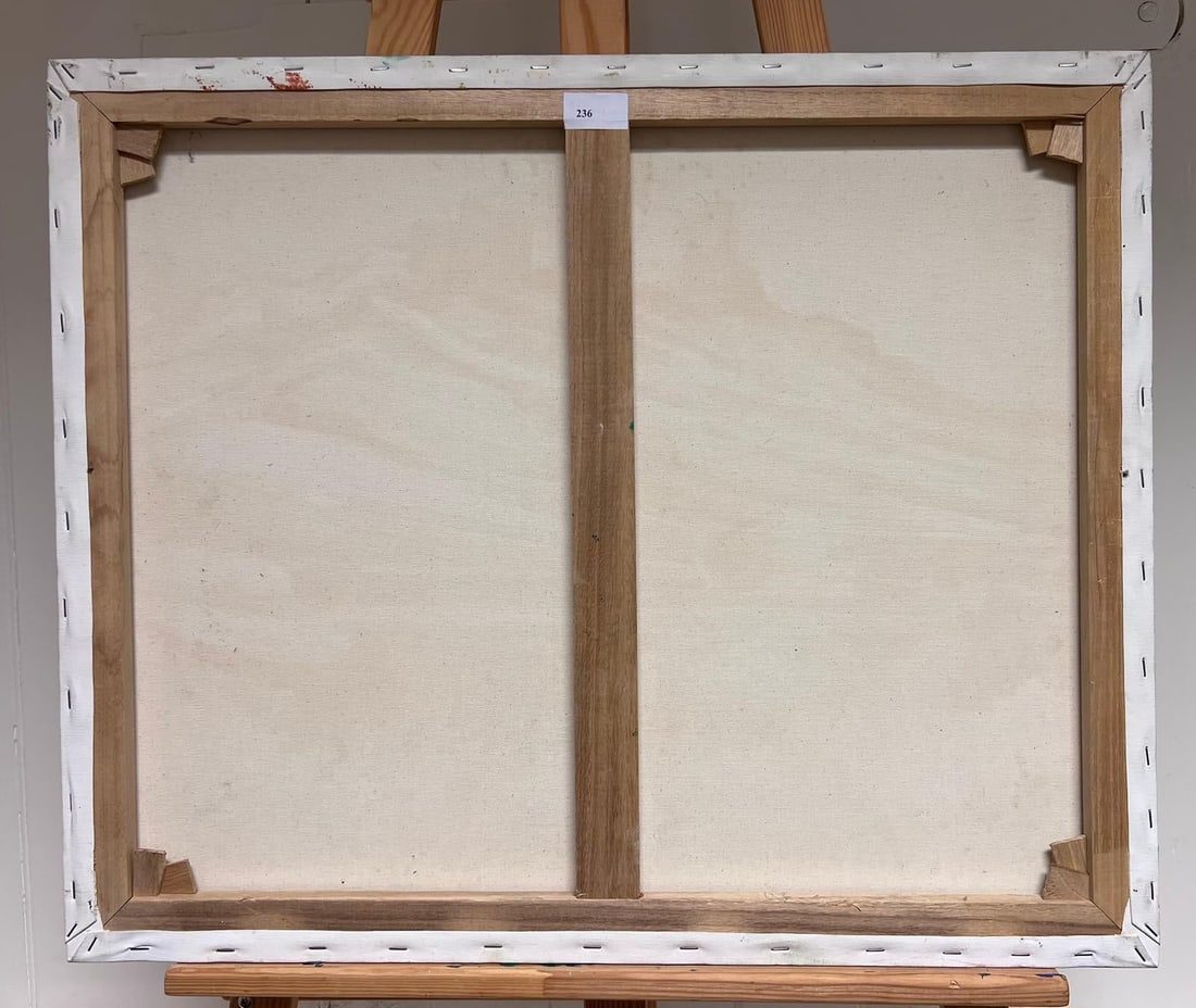 Max Toutain; Golden Green Provence France Landscape Hilltop Village 20th Century Oil Painting - 3