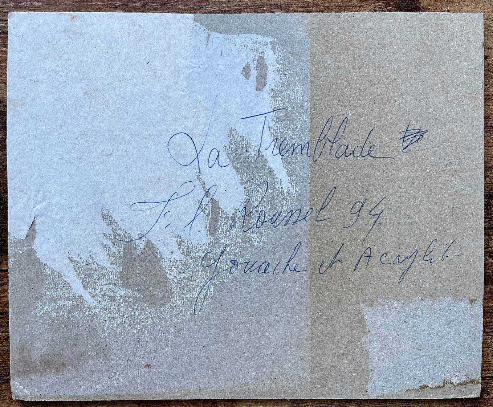 F.T Roussel; French Harbour Scene of La Tremblade with Church Spire and Boats, 1994 - 6