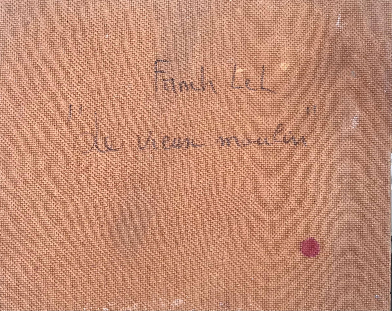 Fanch Lel; White Cottage Hidden in The Autumnal River Forest French Oil Painting, 19th Century - 3