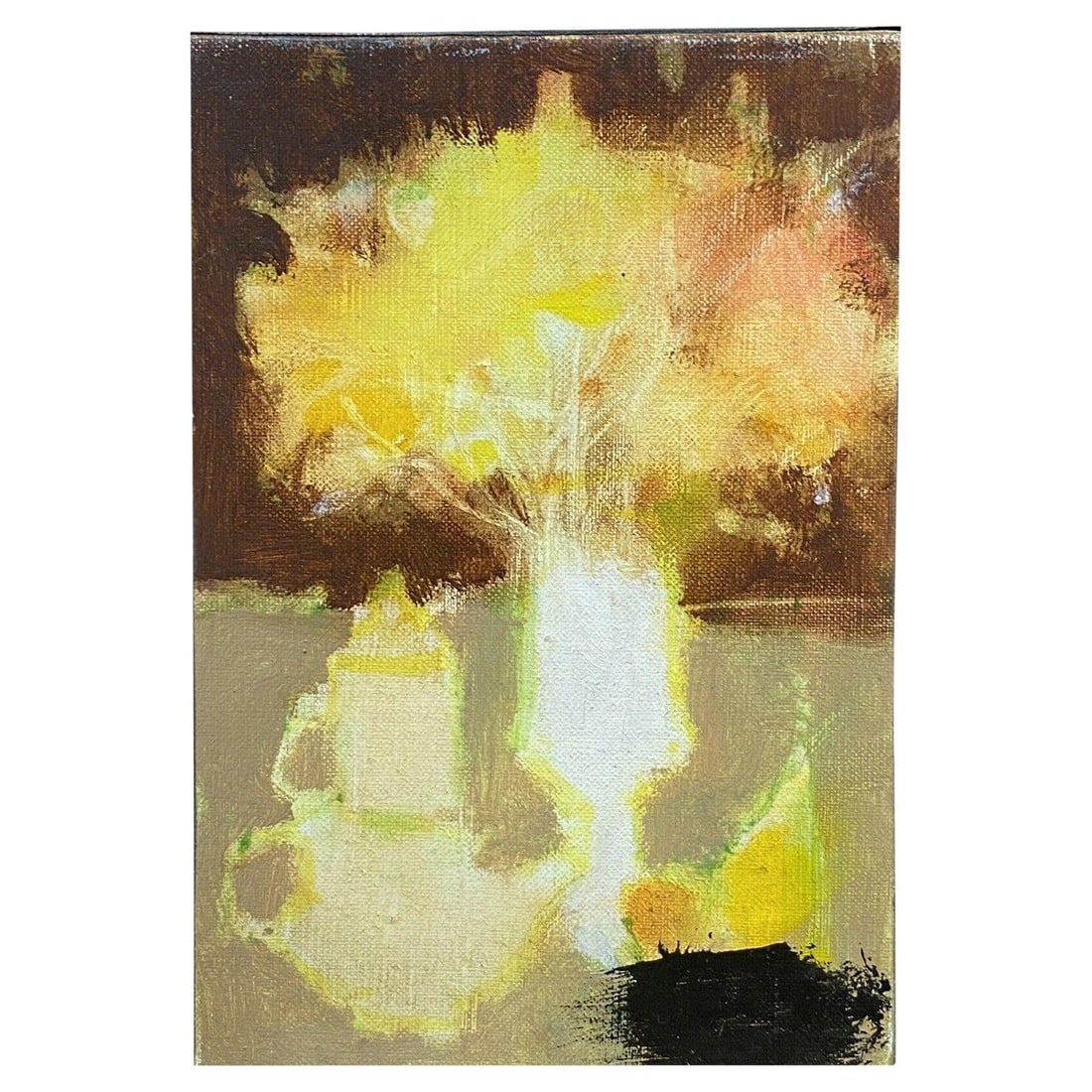 Rene Leroy, French Modernist Still Life Oil Painting, Blaze of Color, 2000s - 2