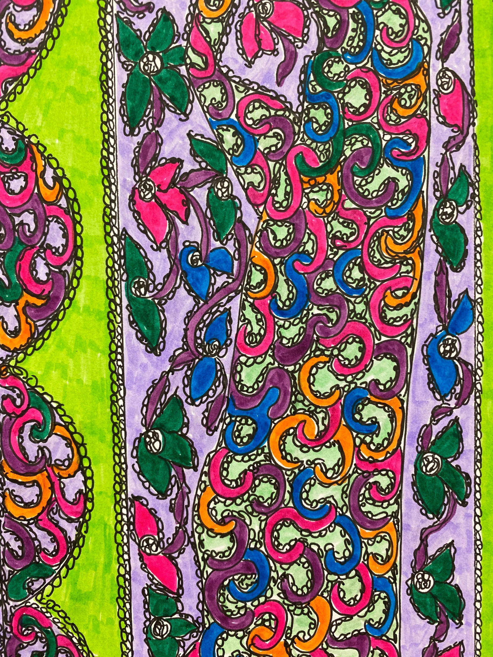 Original Fashion Design Illustration Watercolor Painting Laura Ashley Designer, circa 2000s - 4