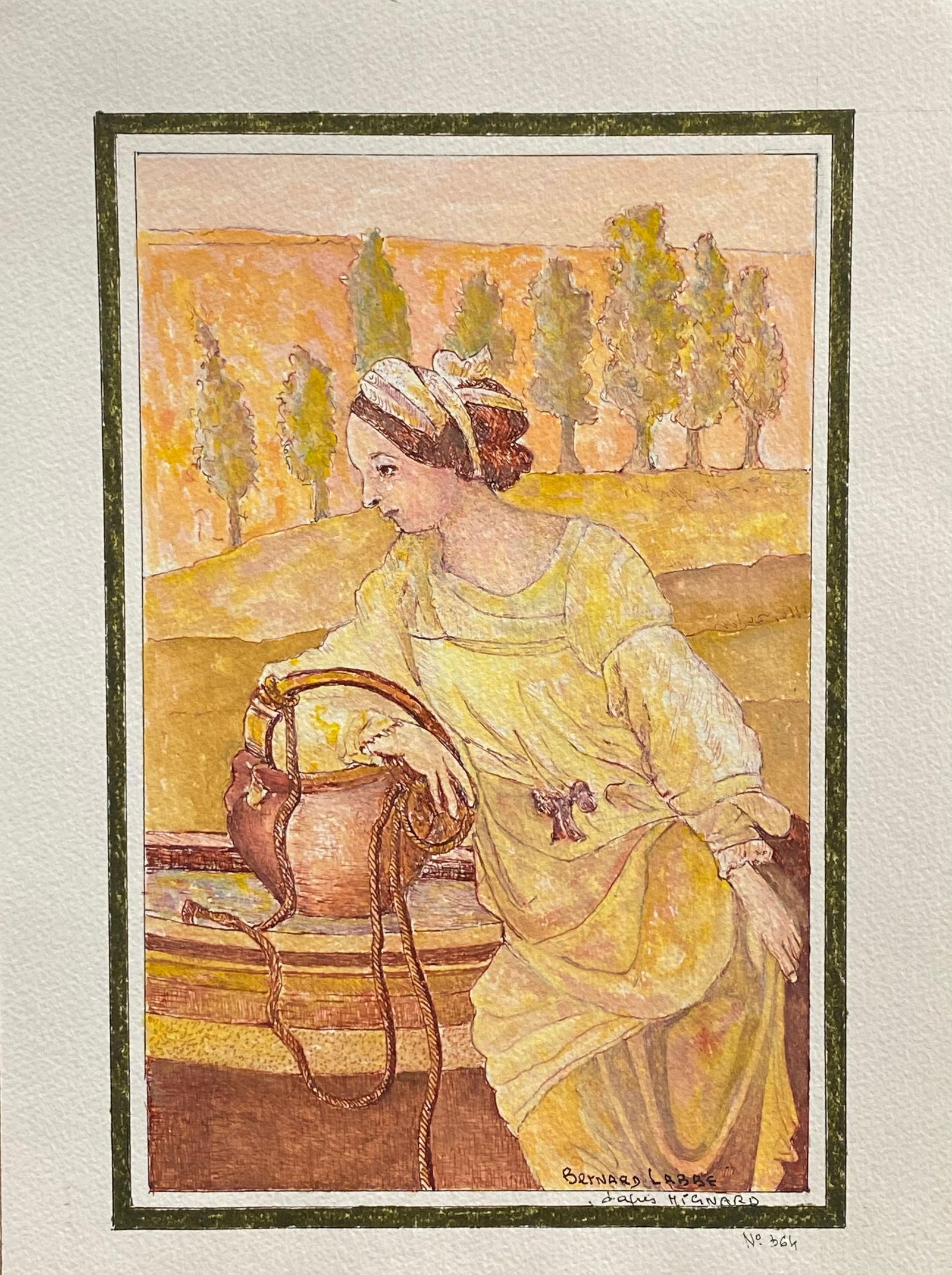 1950's French Modernist Painting Signed, 1950s - 10