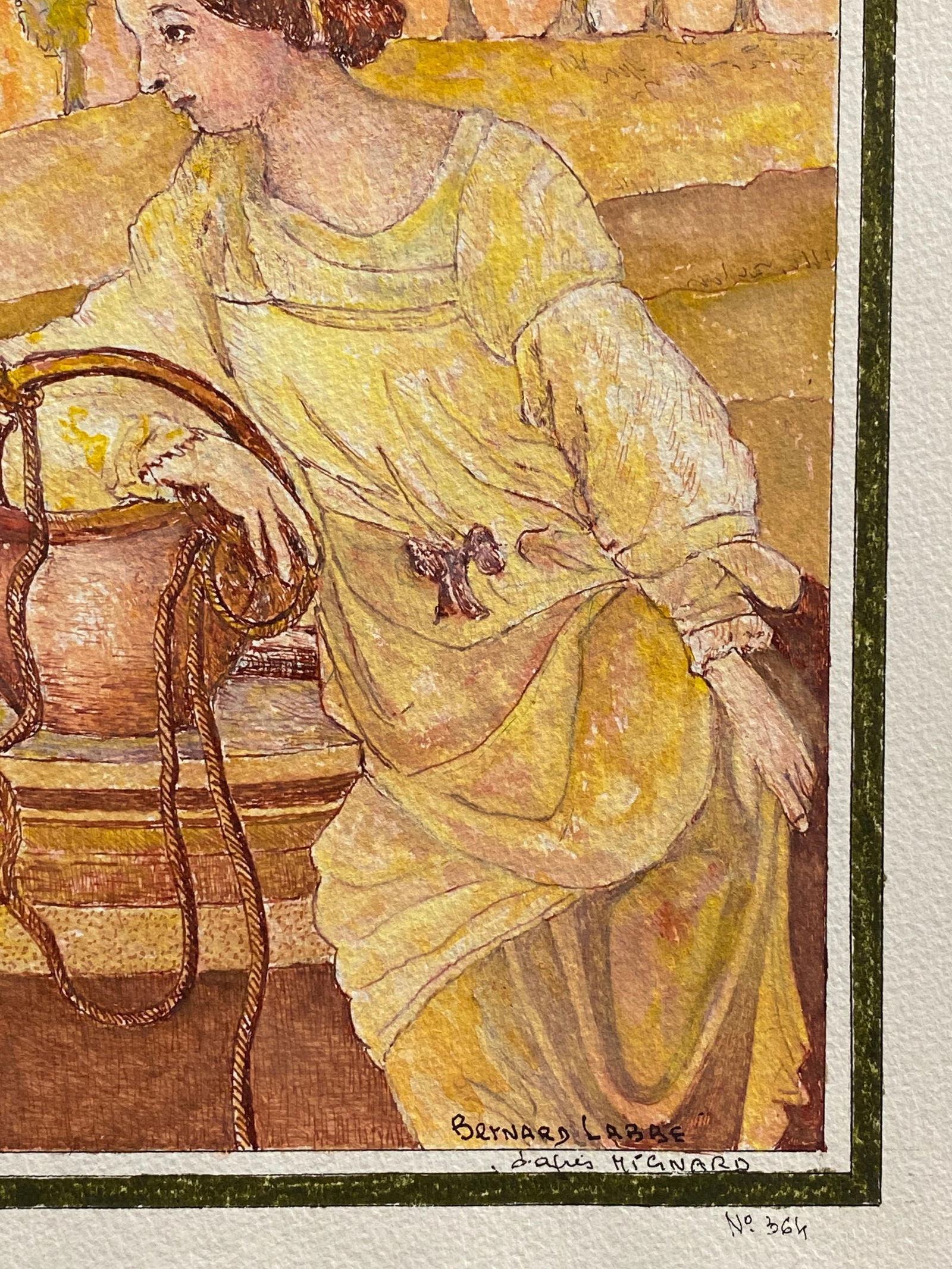 1950's French Modernist Painting Signed, 1950s - 6