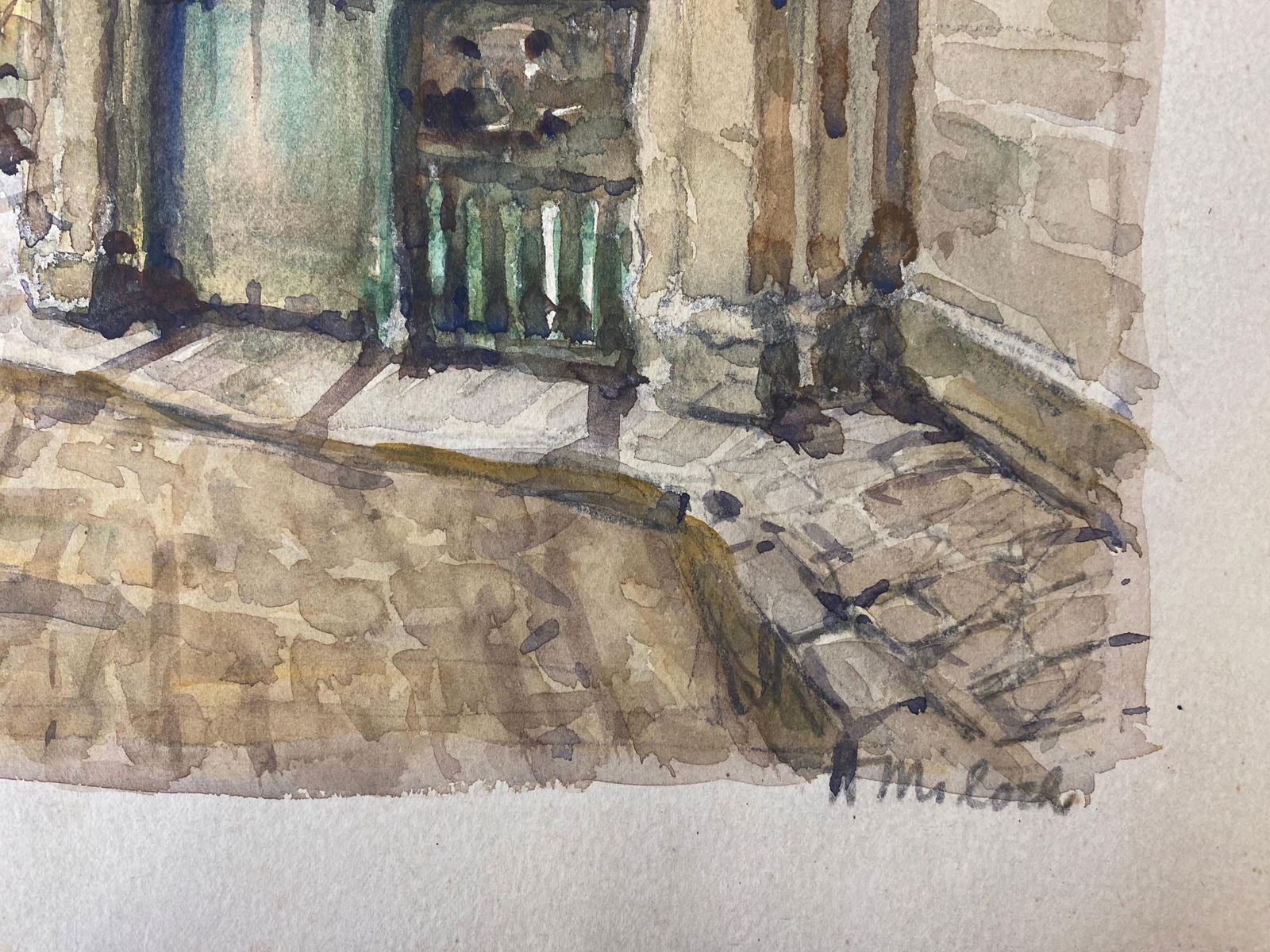 Ecole de Paris Mid 20th Century, Back Streets of Paris, 1940s - 9