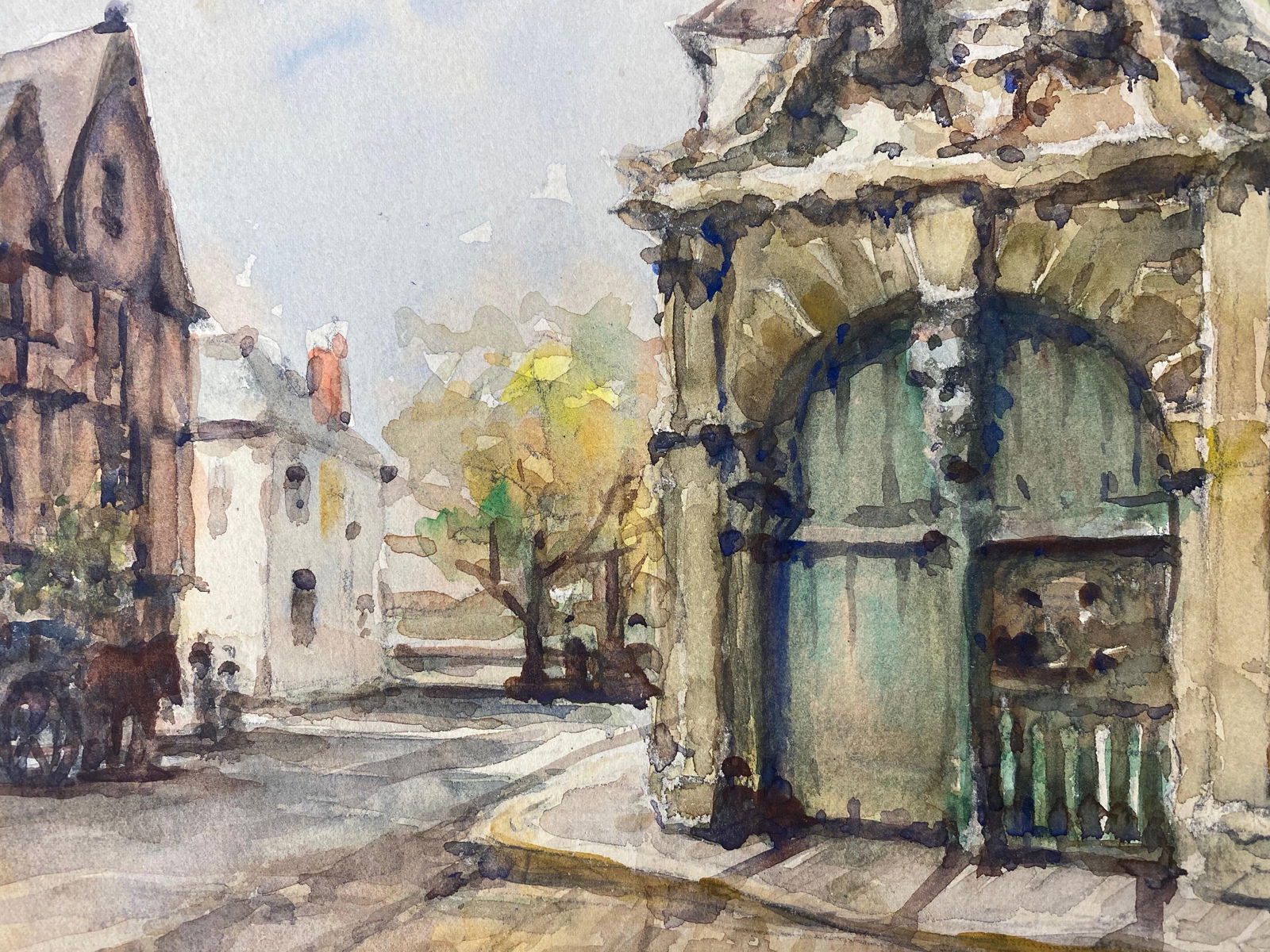 Ecole de Paris Mid 20th Century, Back Streets of Paris, 1940s - 2