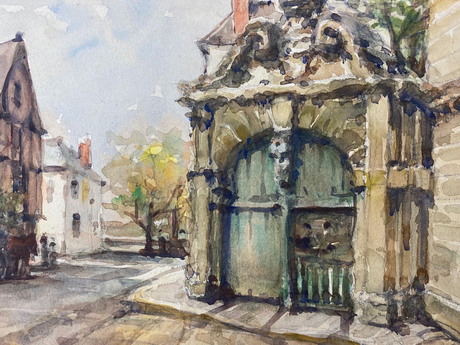 Ecole de Paris Mid 20th Century, Back Streets of Paris, 1940s - 5