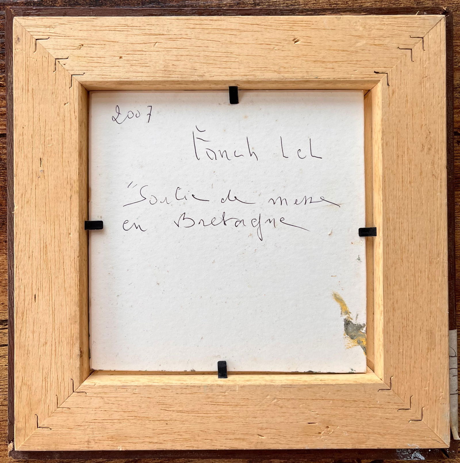 Fanch Lel; Impressionist Scene of Breton Churchgoers Leaving Mass in Traditional Dress, 2007 - 14