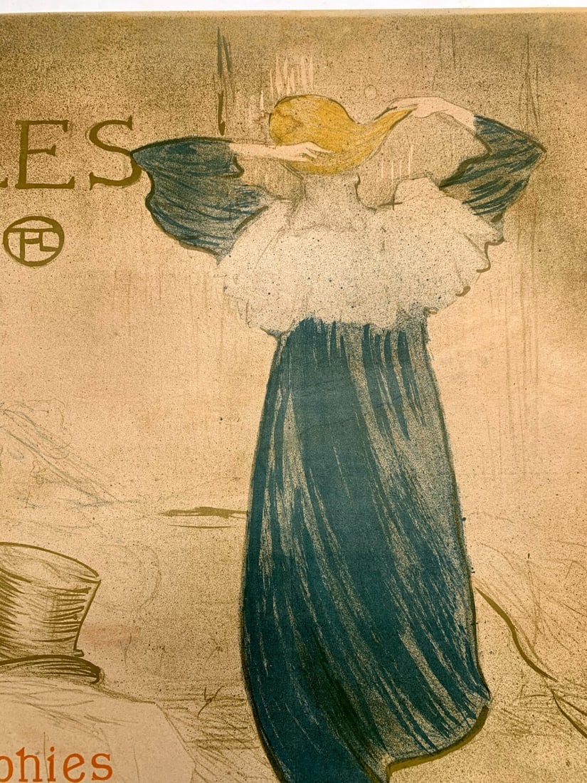 Elles - Art By Toulouse-Lautrec (1896) 18.5x23.25 French Advertising Poster LB - 5
