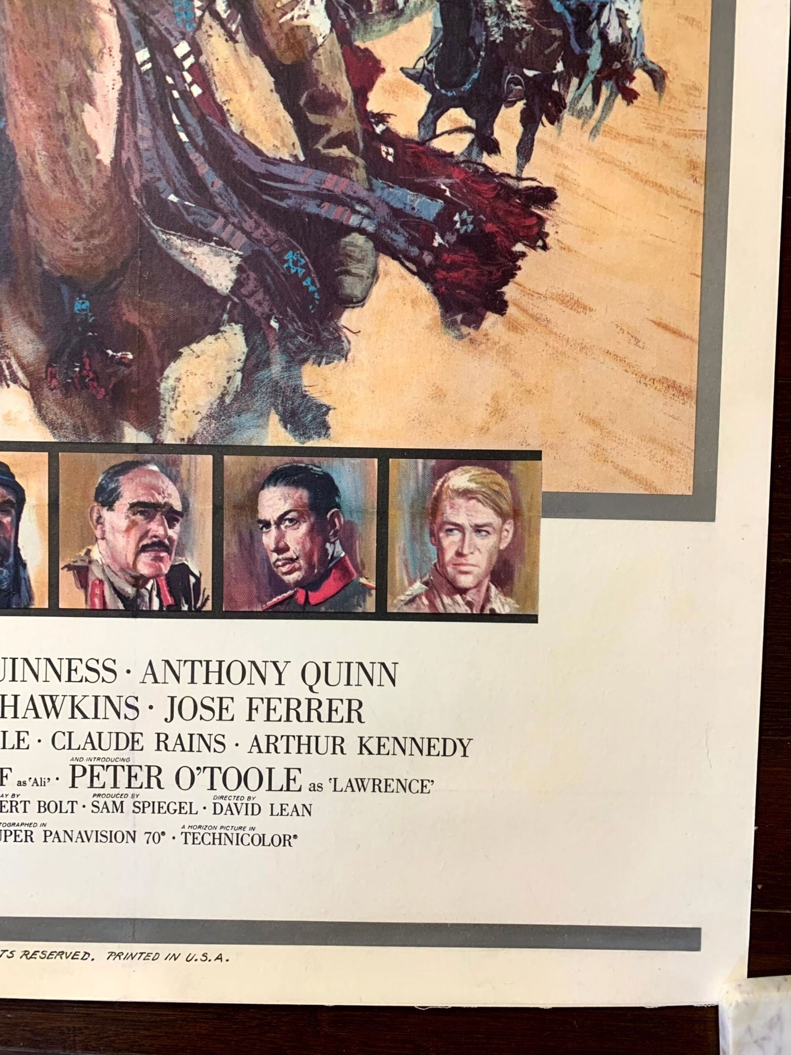 Lawrence Of Arabia (1962) US 1 SH Movie Poster LB - 5