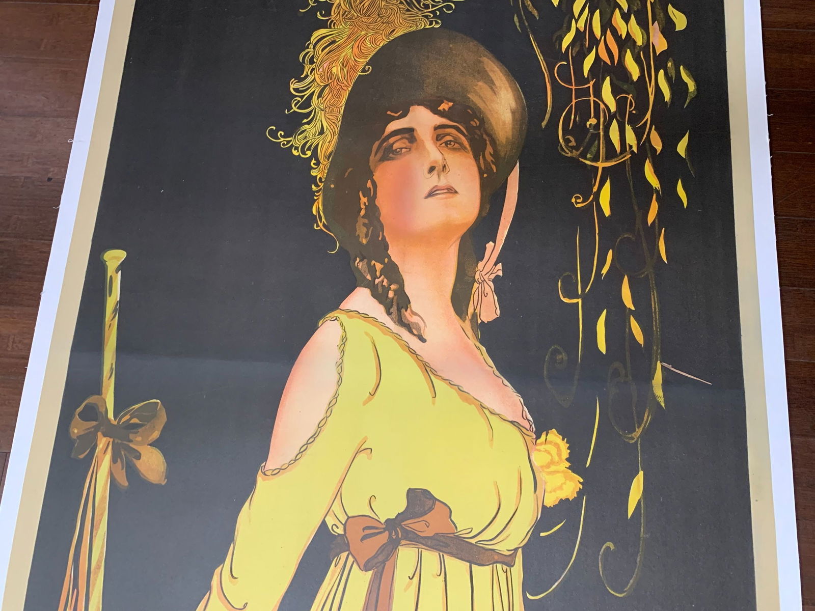 Tosca - Art by Tito Corbella (1918) 37x107 Italian Movie Poster LB - 4