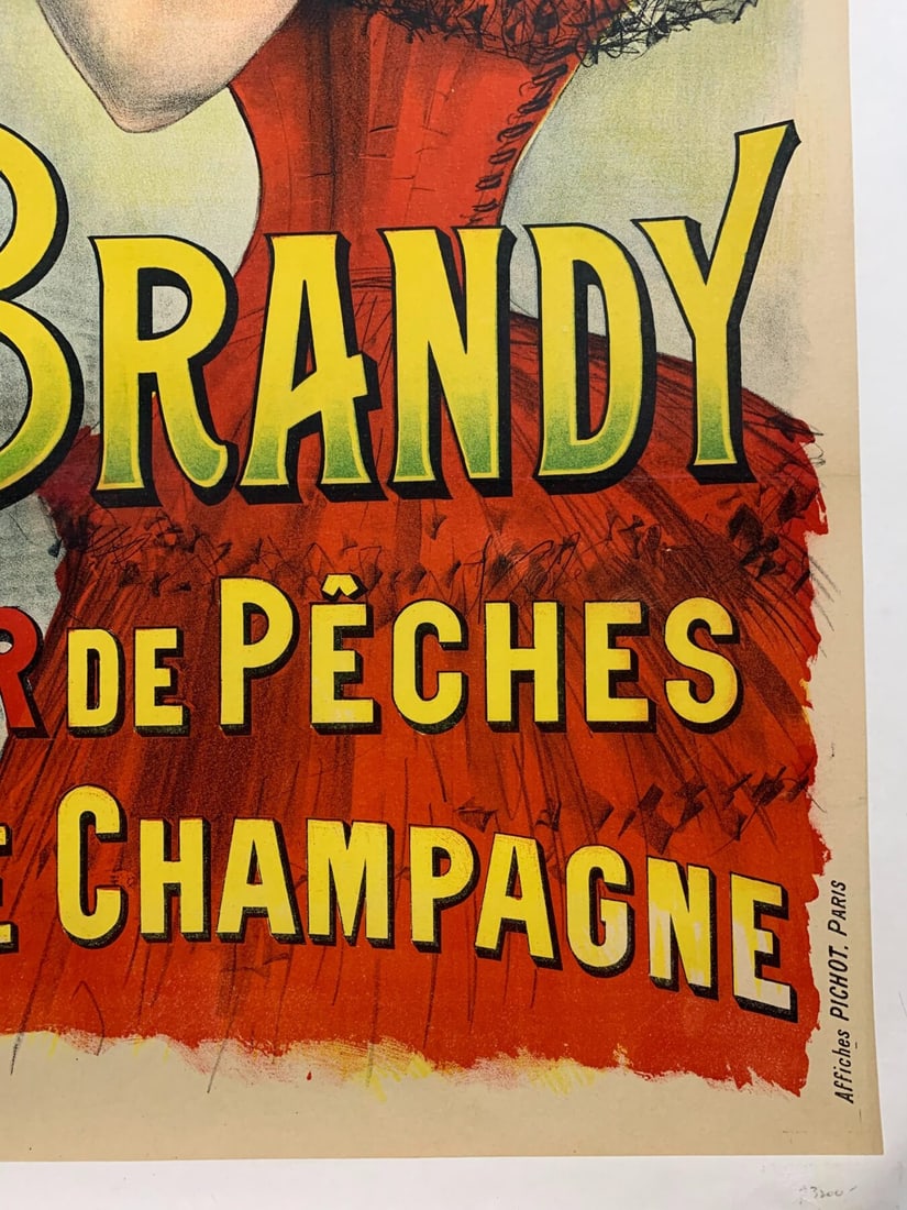 Cusenier Peach Brandy - Art By Pal (1898) 35.875x50.625 French Advertising Poster LB - 3