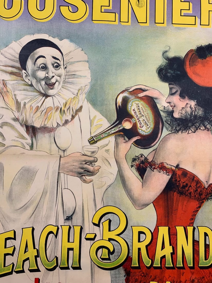 Cusenier Peach Brandy - Art By Pal (1898) 35.875x50.625 French Advertising Poster LB - 8