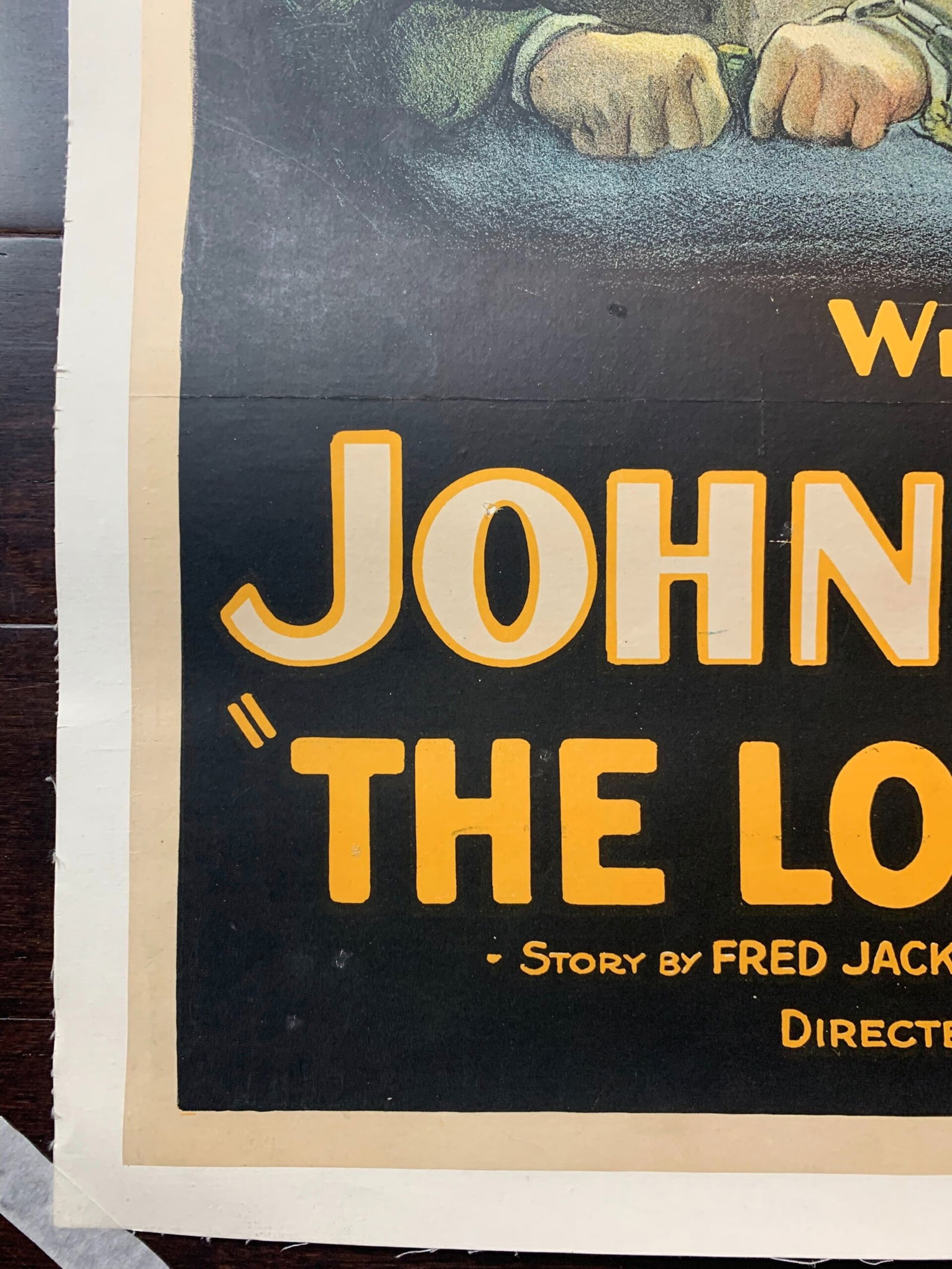 The Lone Chance - John Gilbert (1924) 27.5x40 US One Sheet Silent Movie Poster LB - 3