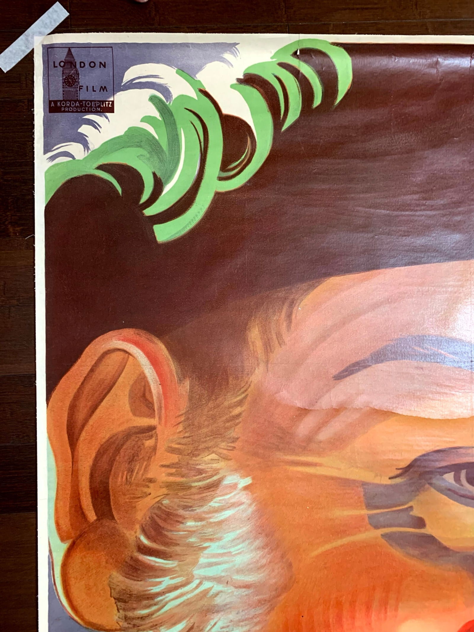 The Private Life Of Henry VIII - Art By Margite Kováts (1933) 49.2x108.2 Austrian Movie Poster - 4