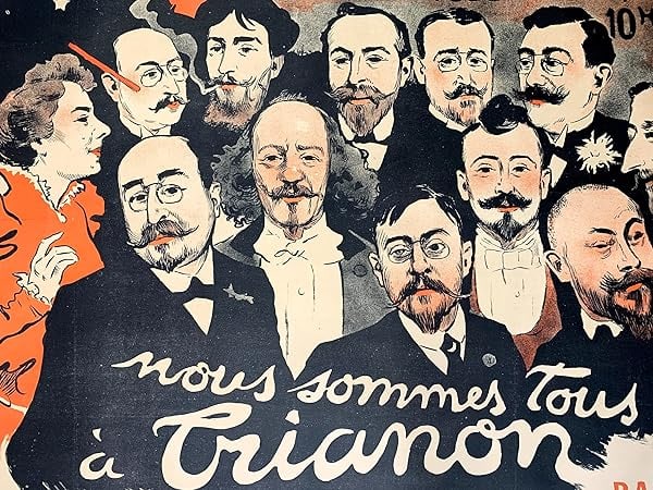 Les Chansonniers - Art By Grun (1897) 43.375x54.875 French Advertising Poster LB - 5