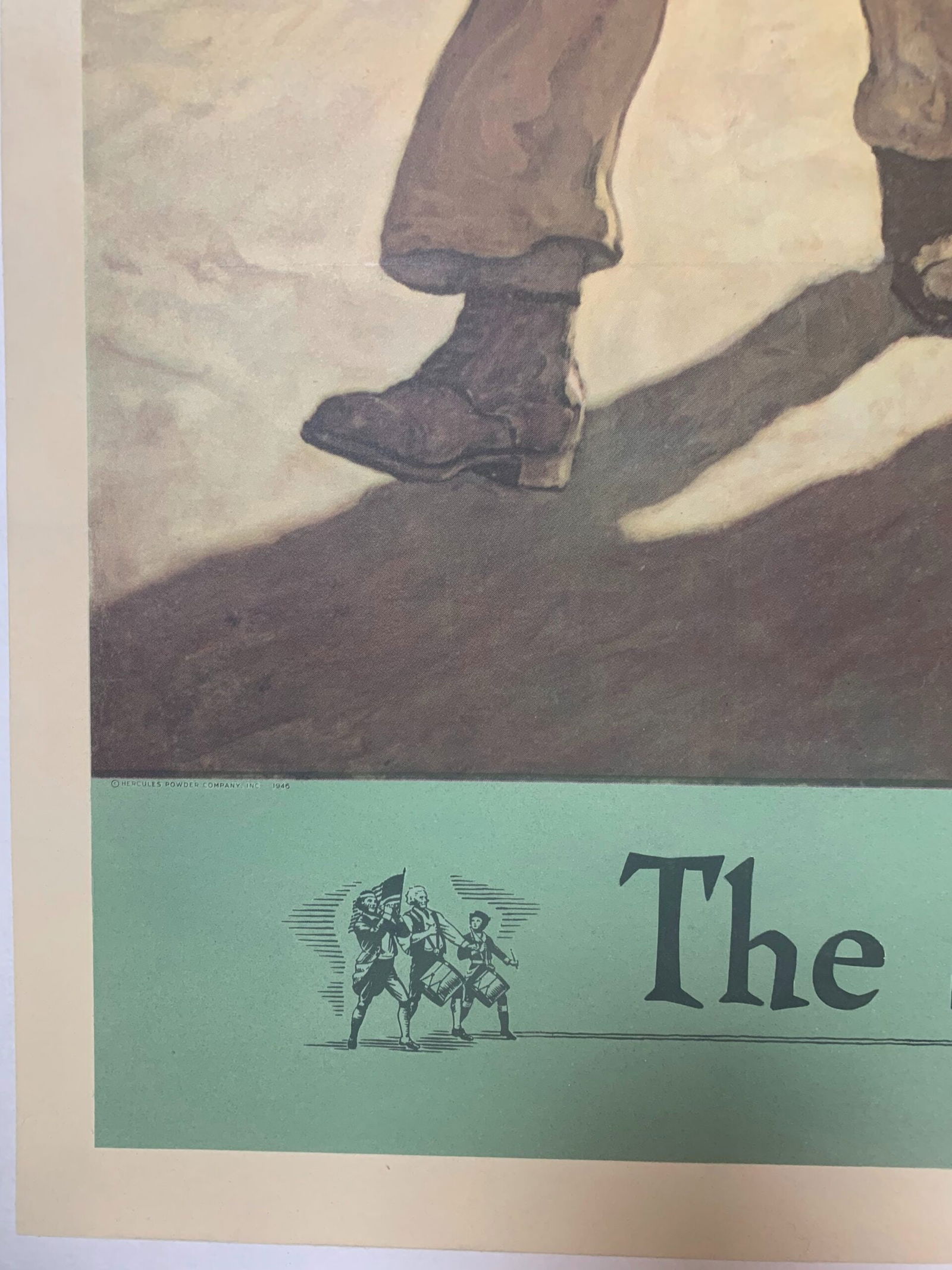 Spirit Of '46 - Art By Wyeth (1946) 27.375x44.125 US Post WWII Veterans Poster LB - 3