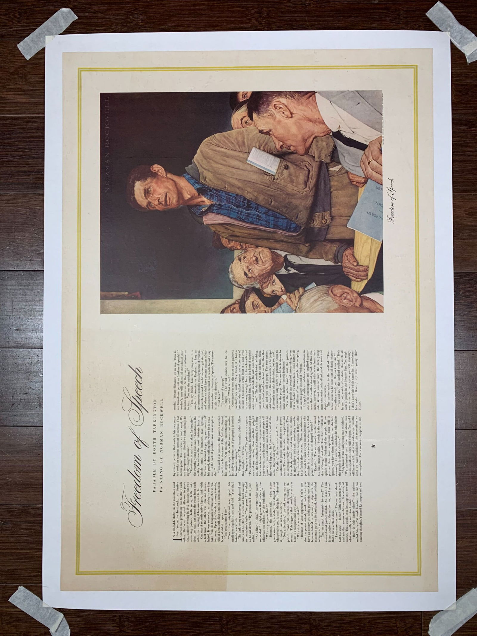 The Four Wants - Norman Rockwell (1943) 20x28 US Posters LB (x4) - 5