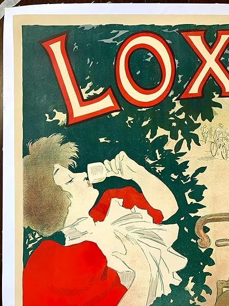 Lox Toni-Apertif - Art By Famed Artist Georges Meunier (1895) 33.75x48.375 French Chromolithograph - 4