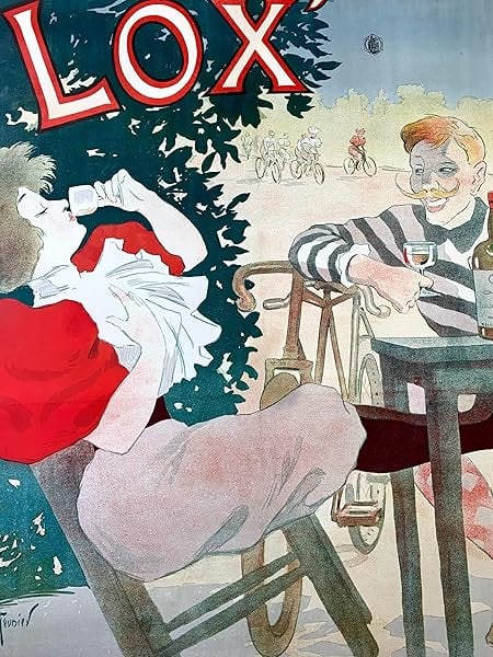 Lox Toni-Apertif - Art By Famed Artist Georges Meunier (1895) 33.75x48.375 French Chromolithograph - 5