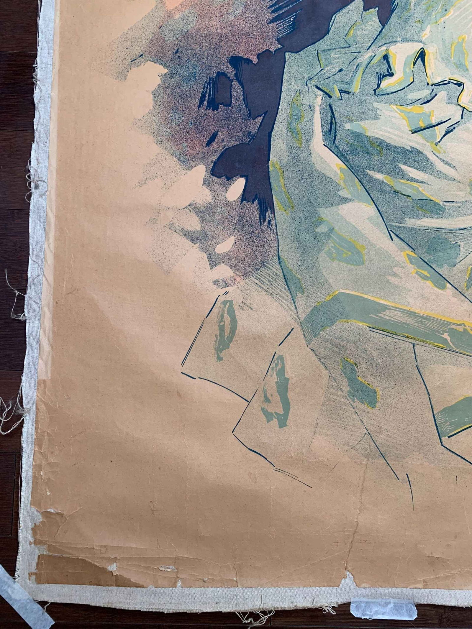 QuinQuina Dubonnet - Rare Cheret No Text Style (1895) 31x50 French Litho Poster LB - 5