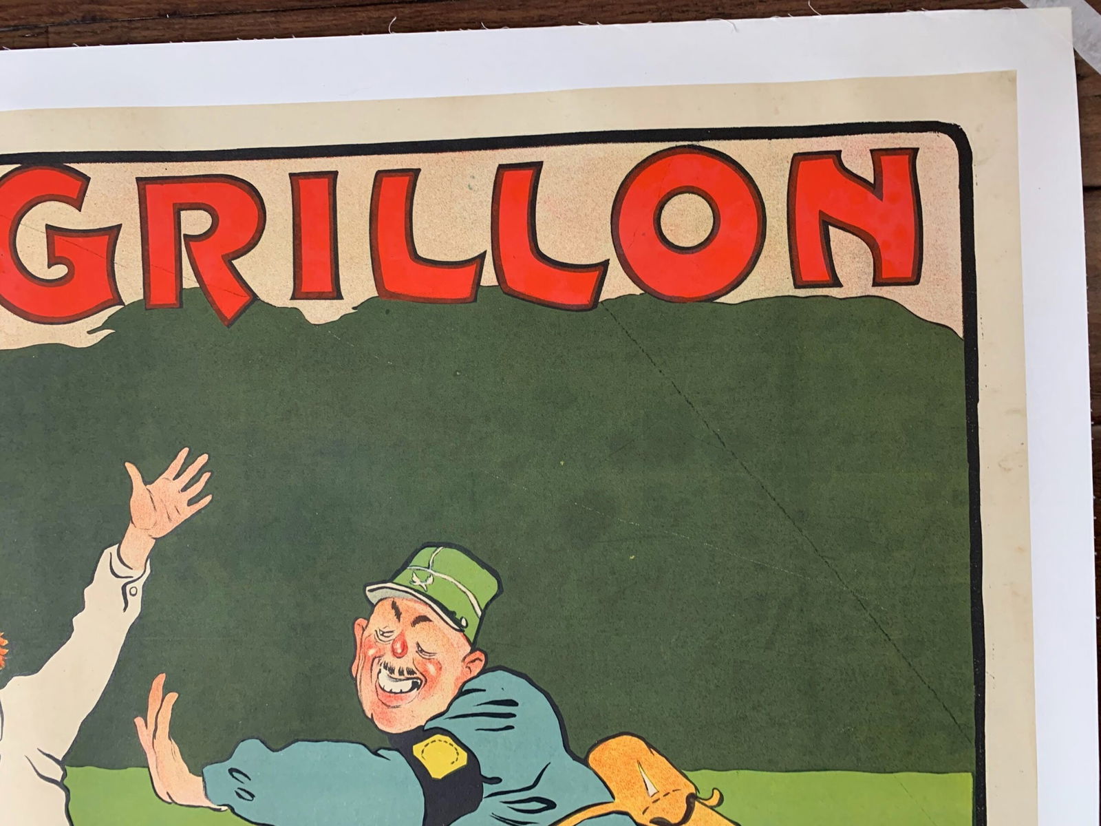 Cycles Grillon - Art By Hans Thor (1900) 39x54 French Advertising Poster LB - 2