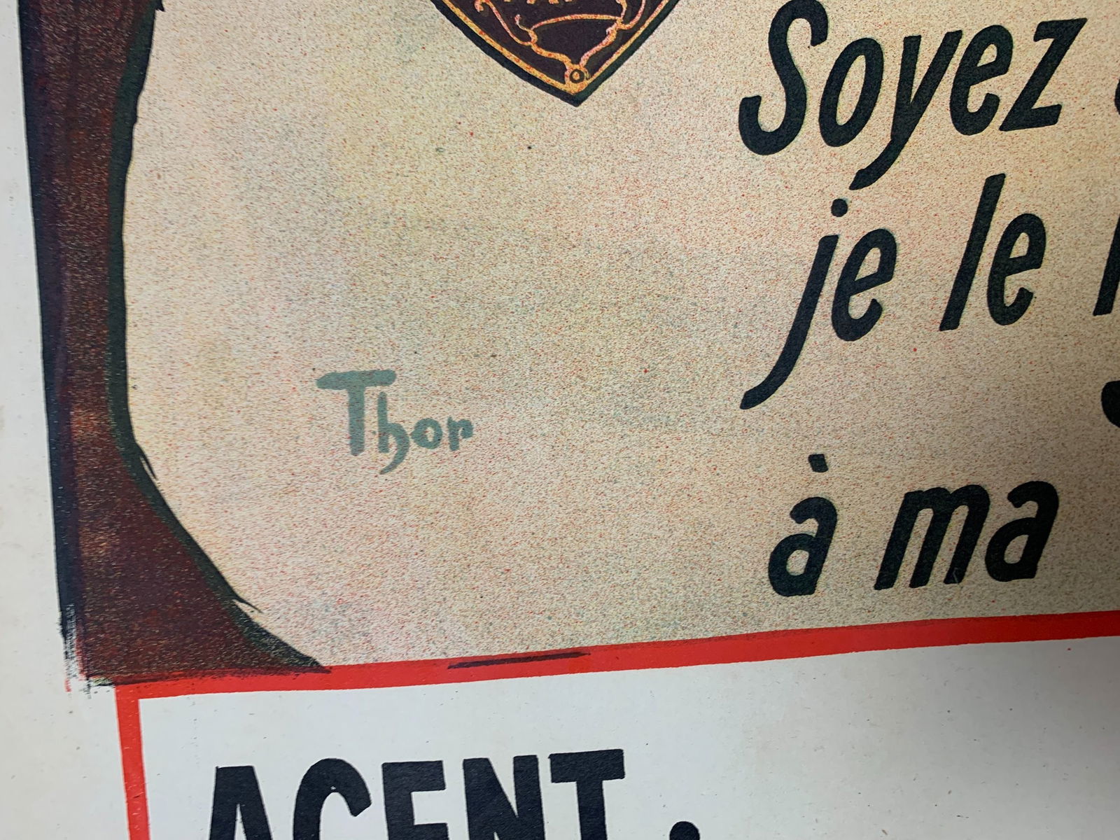 Cycles Grillon - Art By Hans Thor (1900) 39x54 French Advertising Poster LB - 6