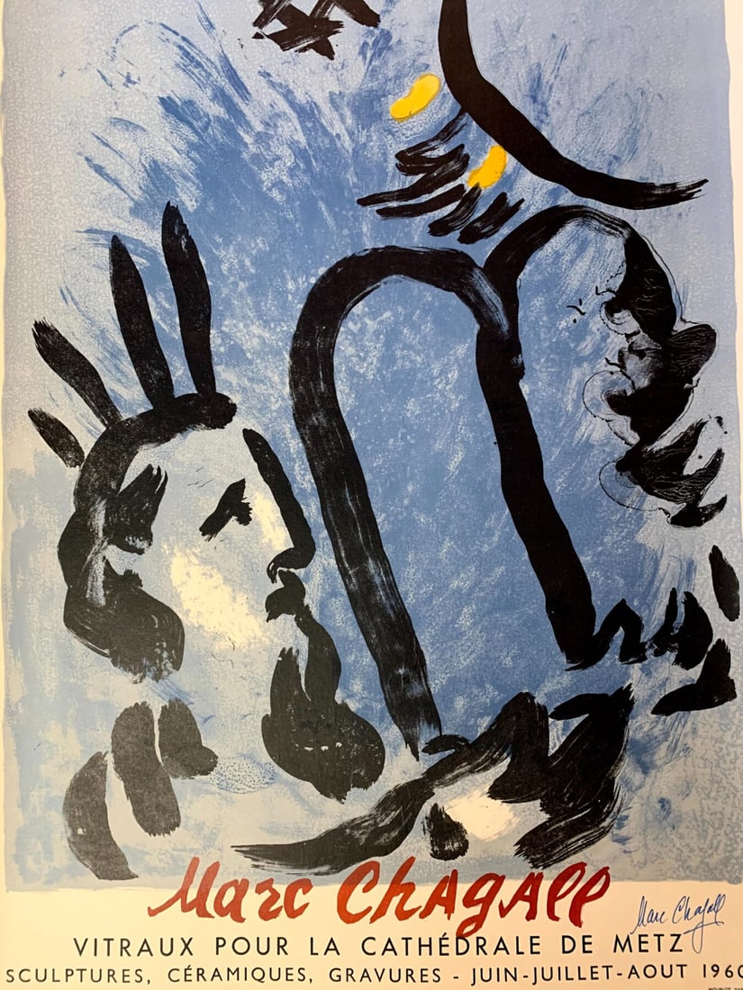 Reims-Musée Des Beaux-Arts - Signed By Artist Marc Chagrill (1960) 20.75x30.75 French Museum - 6