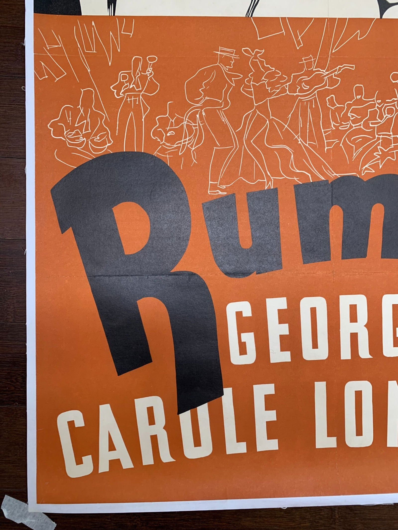 Rumba - George Raft - Carole Lombard (1935) US One Sheet Movie Poster LB - 5