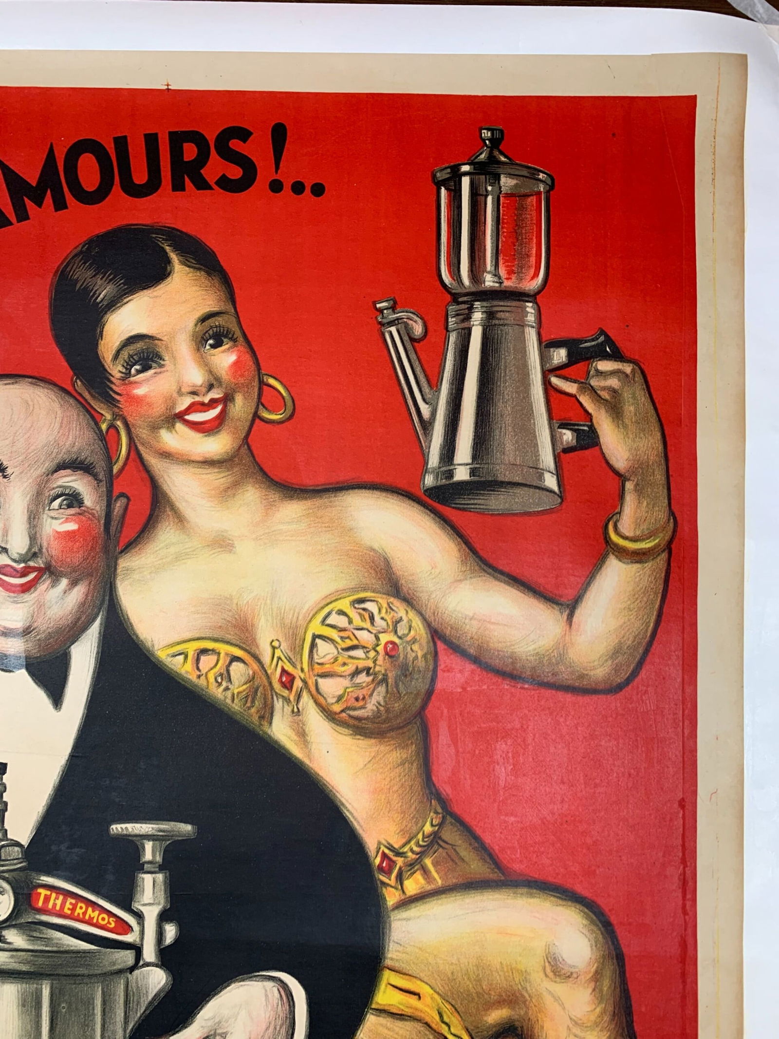 Auto Thermos - Art Mohr (1946) 39.25x59 French Advertising Poster LB - 4