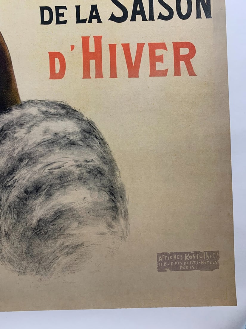 A La Place Clichy - Art By Charles Tichon (1898) 35.75x50.5 French Advertising Poster LB - 3