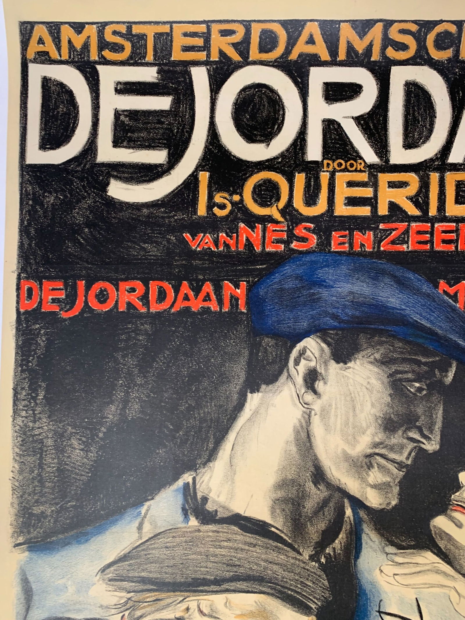 De Jordaan - Art by Jan Sluijters (1922) 37x47 Dutch Movie Poster LB - 3