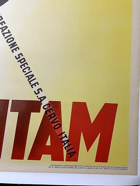 Bantam Capello - Art By Gino Boccasile (1938) 39.375x54.75 Italian Advertising Poster LB - 6