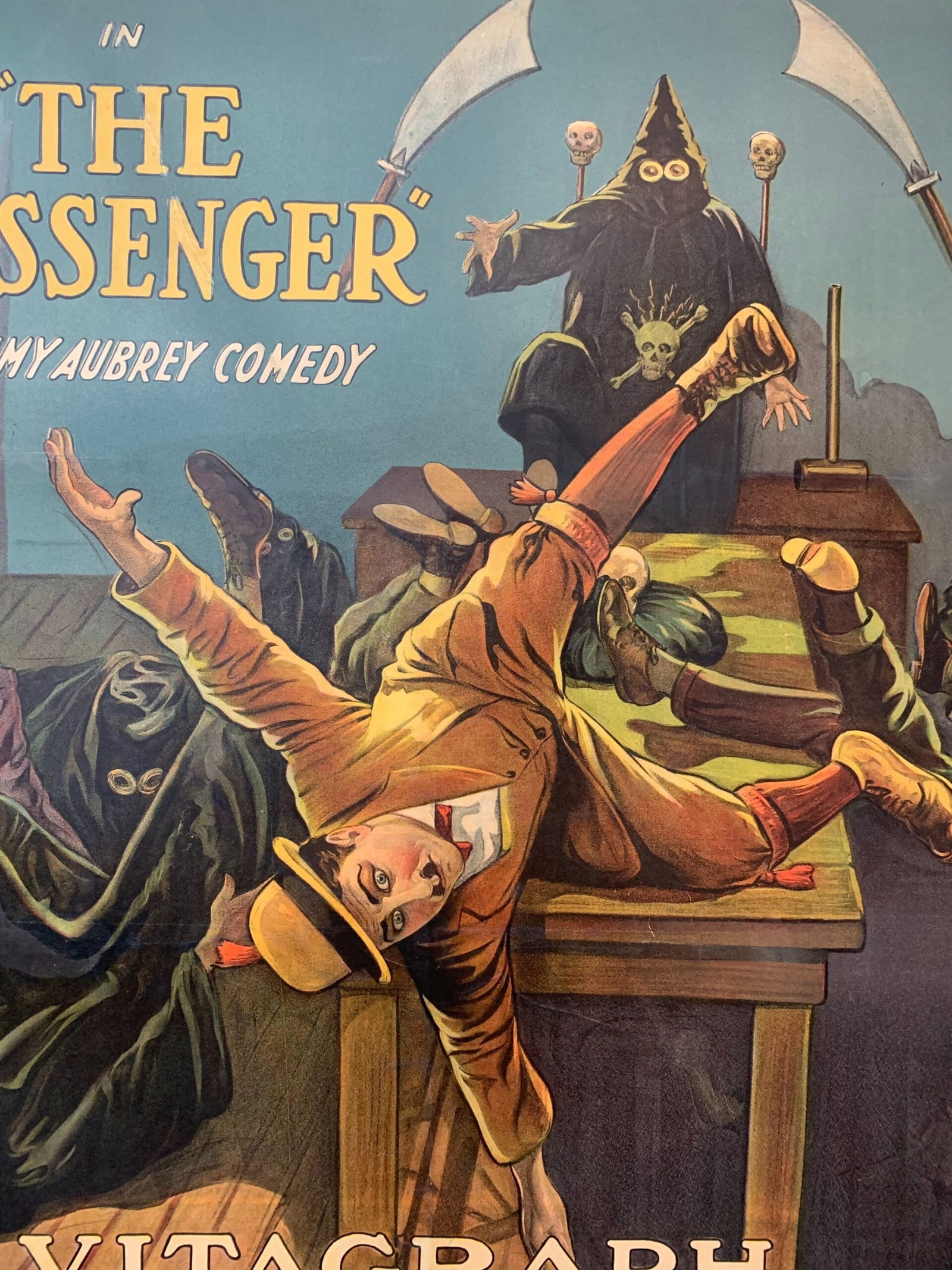 The Messenger - Art By Eltin (1921) 28.25x41 US One Sheet Silent Movie Poster LB - 6