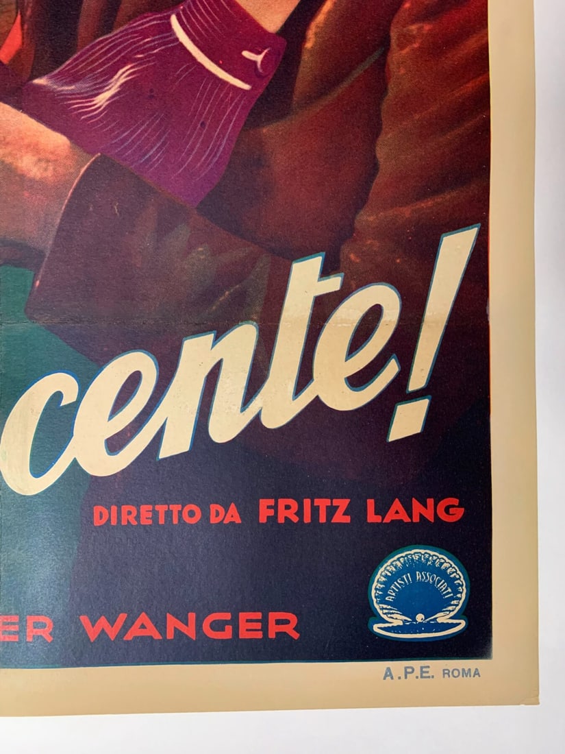 You Only Live Once - Boonie & Clyde Inspiration (1937) 27.5x39.375 Italian Movie Poster LB - 4