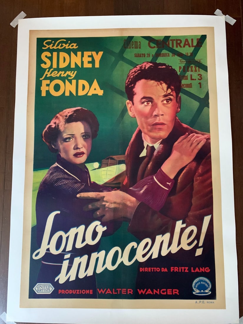 You Only Live Once - Boonie & Clyde Inspiration (1937) 27.5x39.375 Italian Movie Poster LB - 6