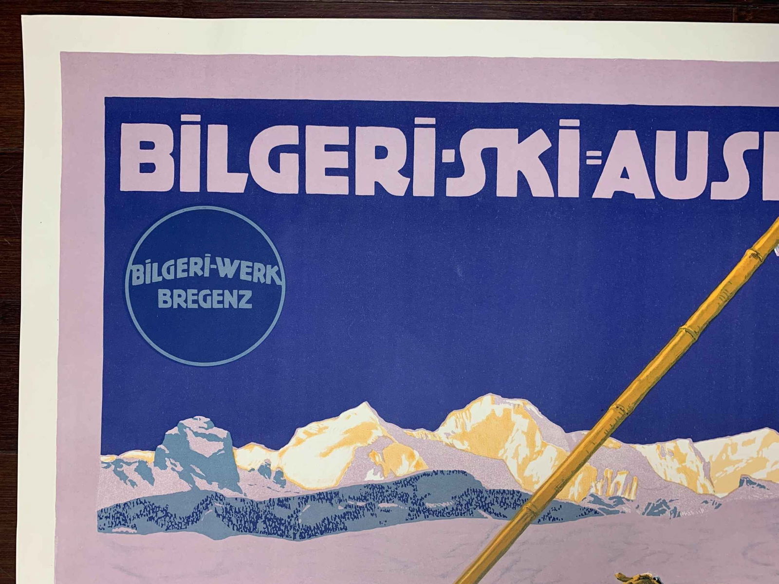 Bilgeri Ski - Art By Carl Kunst (1910's) 19.875x30 German Travel Poster - 4