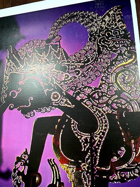 Indonesia - Klm Airlines - Wayang Puppets (1960's) 25.375x40 Dutch Advertising Poster - 4