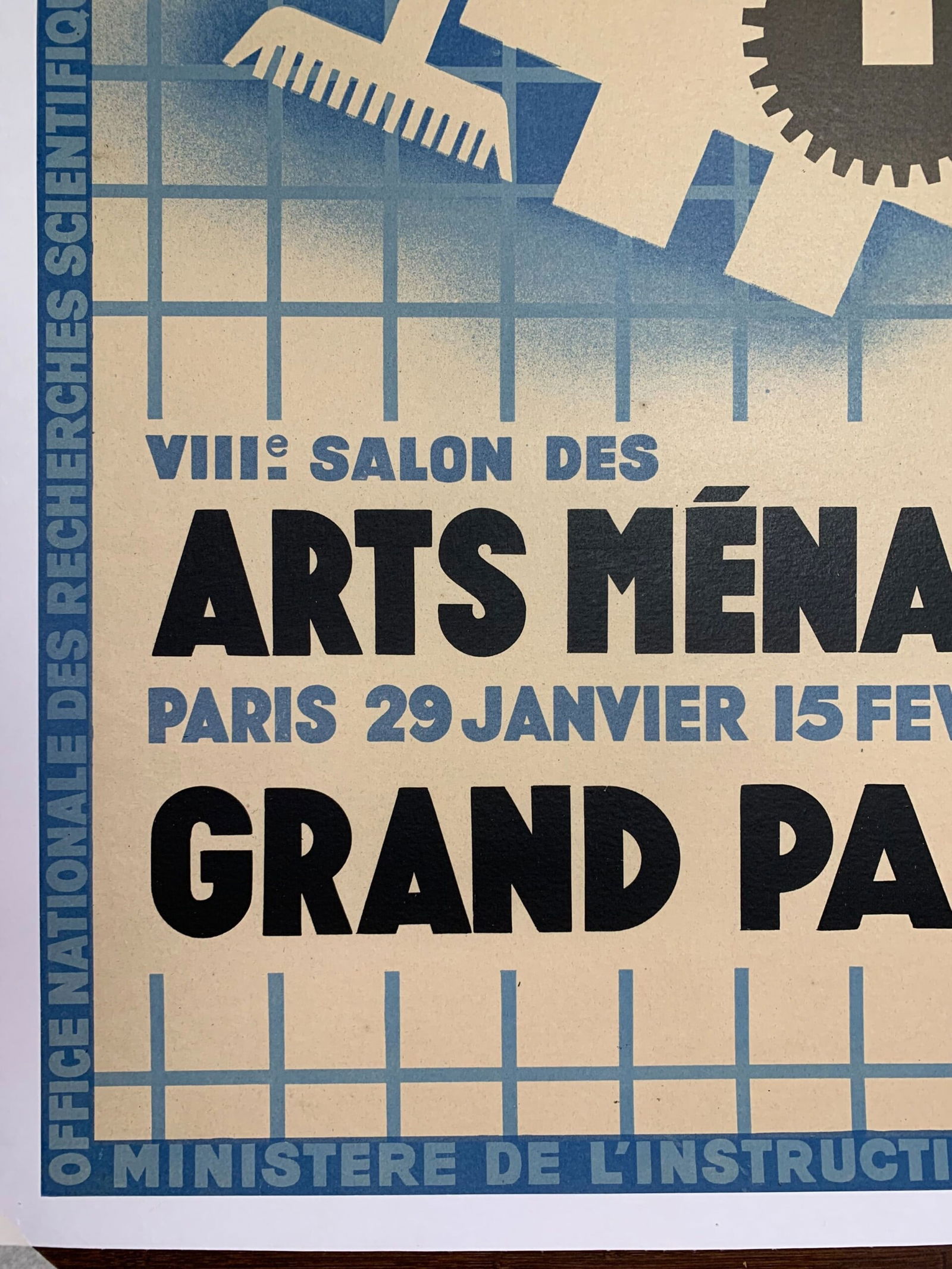 Arts Menagers Grand Palais - Art by Francis Bernard (1931) 24.5x38.75 French Advertising Poster LB - 4