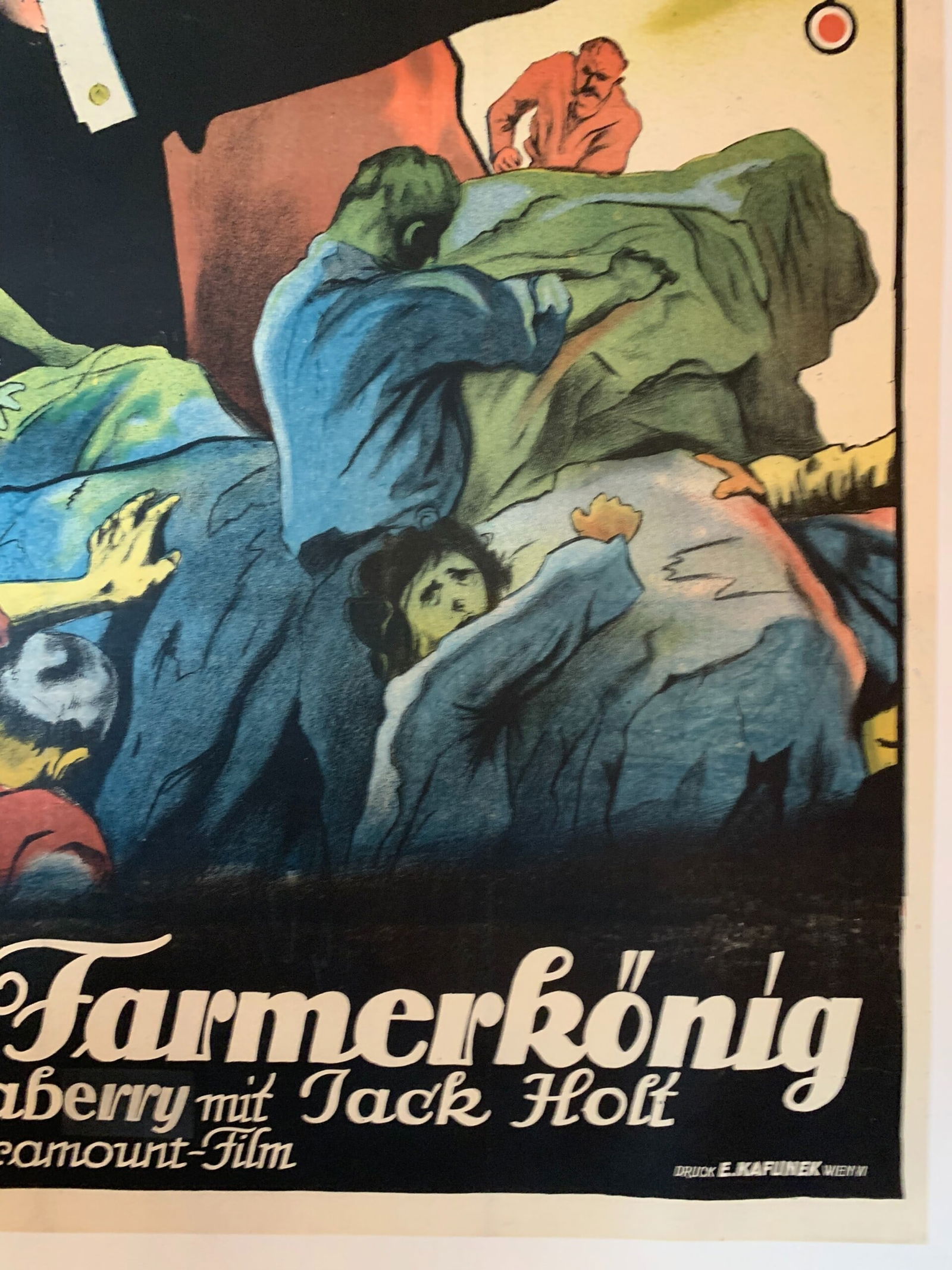 Making a Man aka Der Farmerkonig (1922) 35x49 German Movie Poster LB - 4
