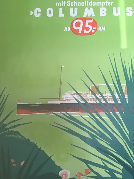 Lloyd Pfingstfahrt - Art By Feldtmann (1934) 33.5x48.375 German Travel Poster LB - 4