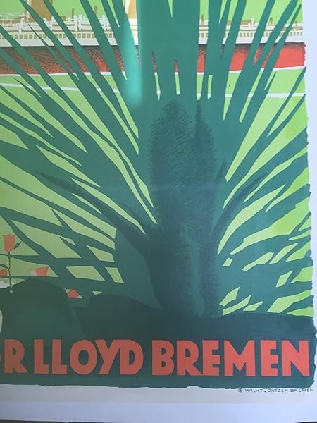 Lloyd Pfingstfahrt - Art By Feldtmann (1934) 33.5x48.375 German Travel Poster LB - 5