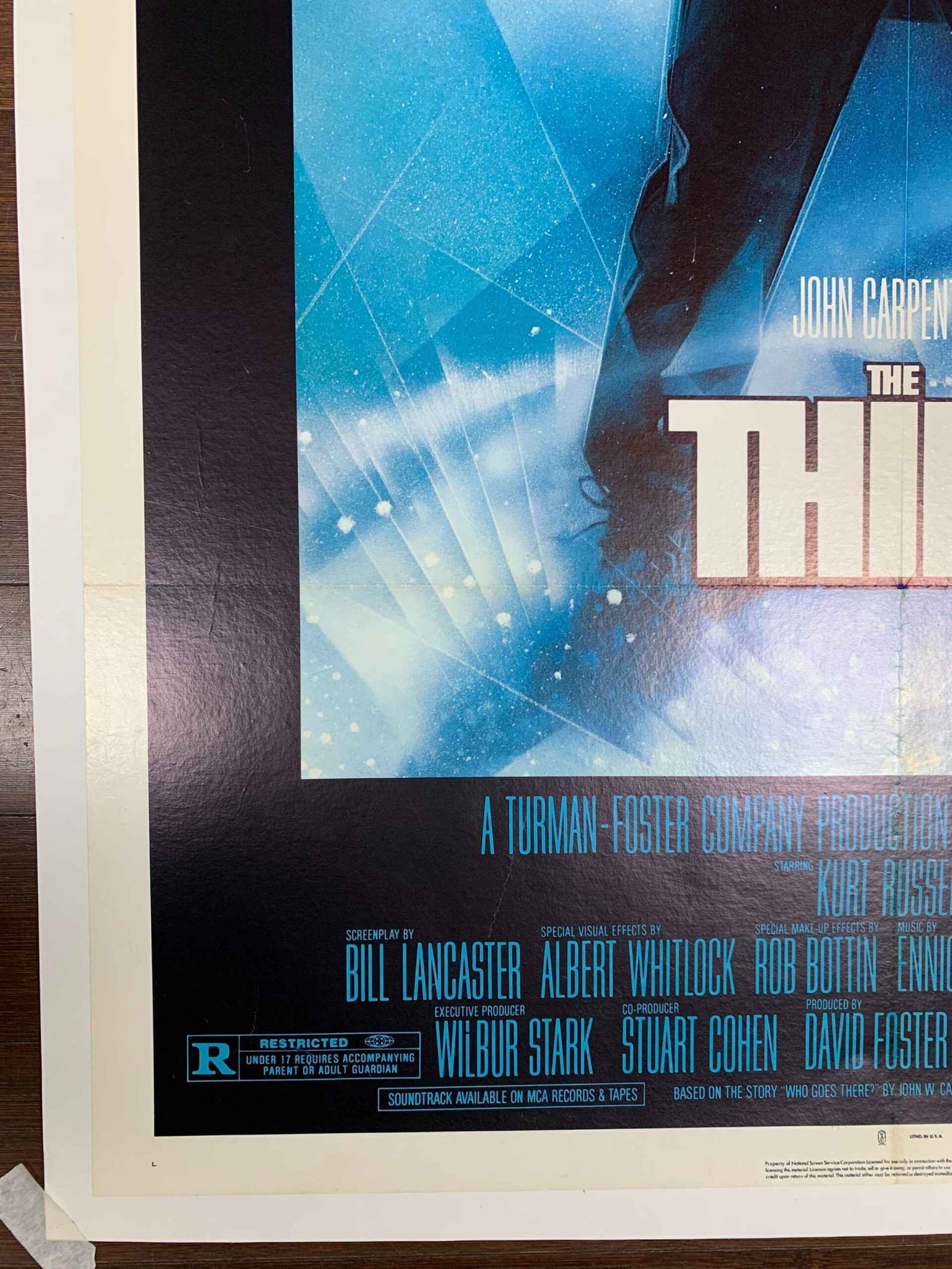 The Thing - John Carpenter (1982) US One Sheet Movie Poster LB - 5