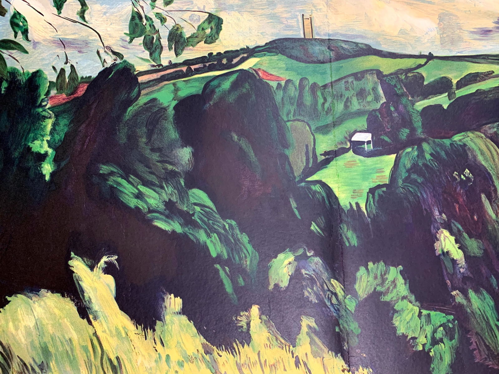 To Visit Britain's Landmarks - Art By Carol Weight (1936) 30x44.5 UK Lithograph Travel Poster LB - 7