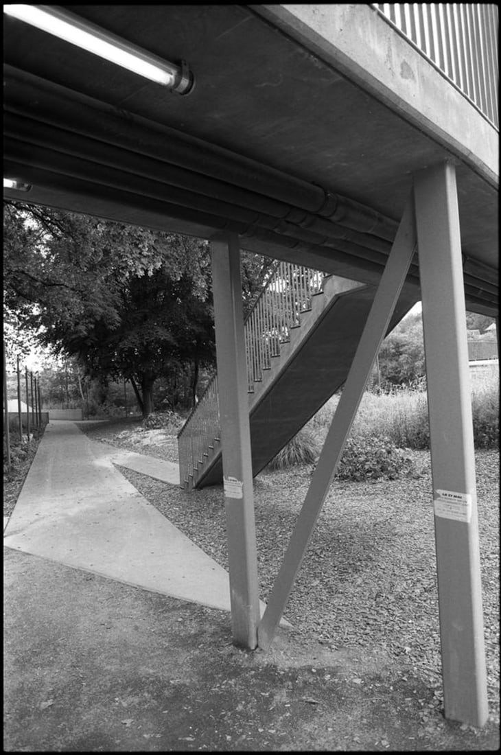 Geometry, Light & Shadow, Ardennes, France 2018 - Silver Gelatin: Title: Geometry, Light & Shadow, Ardennes, France 2018 - Silver Gelatin Description: Title: Geometry, Light & Shadow, Ardennes, France 2018 - Silver Gelatin Photograph - Limited Edition of 10Artist: