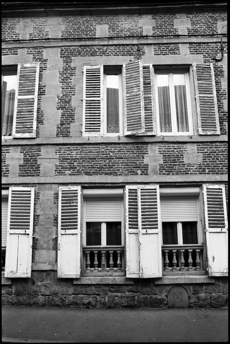 Window Shutters, Ardennes, France - Silver Gelatin: Title: Window Shutters, Ardennes, France - Silver Gelatin Description: Title: Window Shutters, Ardennes, France - Silver Gelatin Photograph - Limited Edition of 10Artist: Paul CooklinOrigin: United