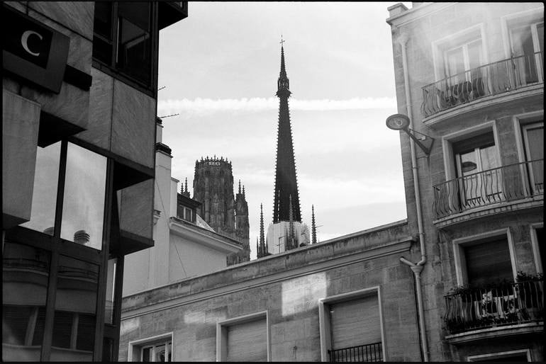 Cathedral, Rouen, France 2017 - Silver Gelatin - Silver Gelatin: Title: Cathedral, Rouen, France 2017 - Silver Gelatin - Silver Gelatin Description: Title: Cathedral, Rouen, France 2017 - Silver Gelatin - Silver Gelatin Photograph - Limited Edition of 10Artist: