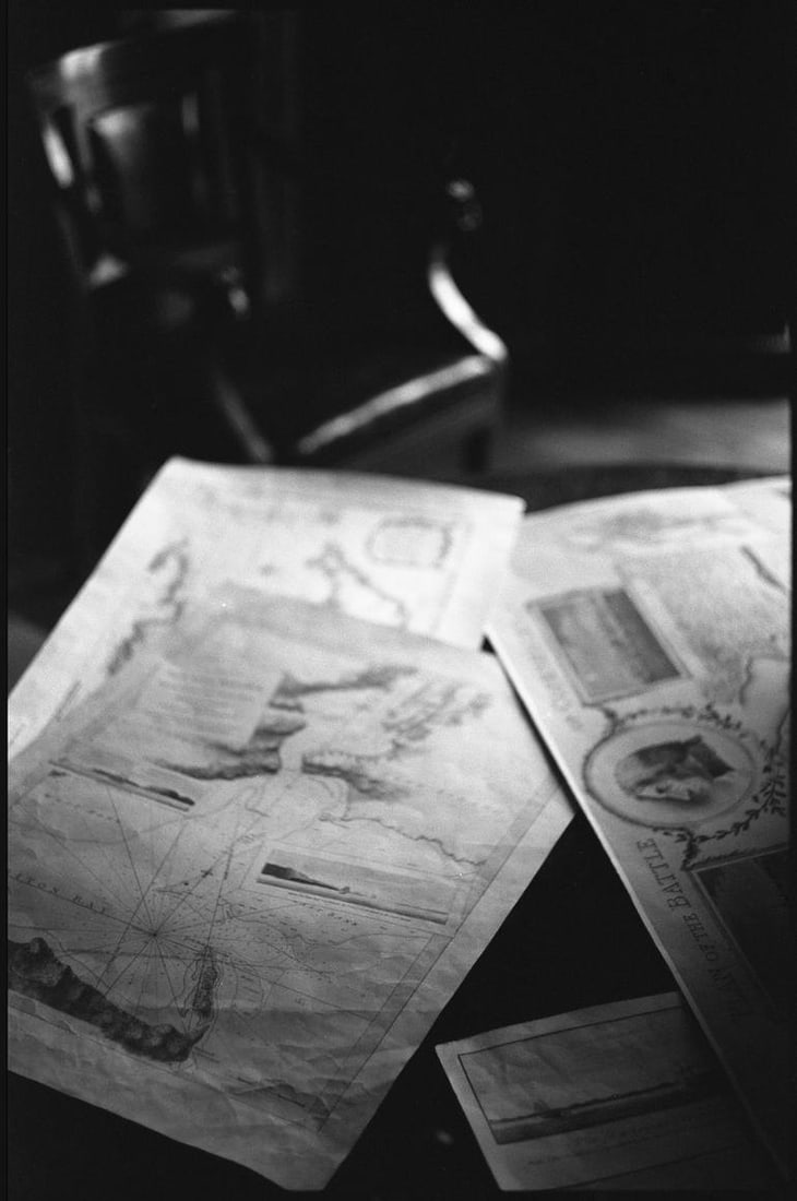 Sea Maps, Melford Hall, Suffolk - Silver Gelatin: Title: Sea Maps, Melford Hall, Suffolk - Silver Gelatin Description: Title: Sea Maps, Melford Hall, Suffolk - Silver Gelatin Photograph - Limited Edition of 10 Artist: Paul Cooklin Origin: United King