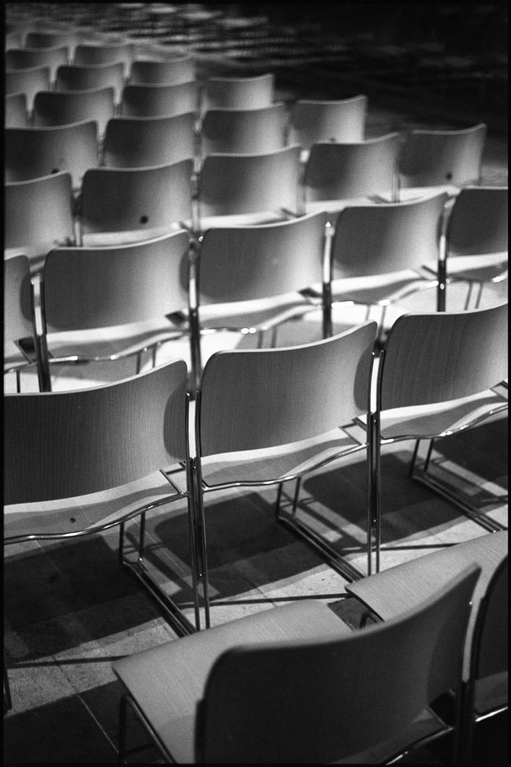 Chairs, Ely Cathedral, Cambridgeshire - Silver Gelatin: Title: Chairs, Ely Cathedral, Cambridgeshire - Silver Gelatin Description: Title: Chairs, Ely Cathedral, Cambridgeshire - Silver Gelatin Photograph - Limited Edition of 10 Artist: Paul Cooklin Origin: