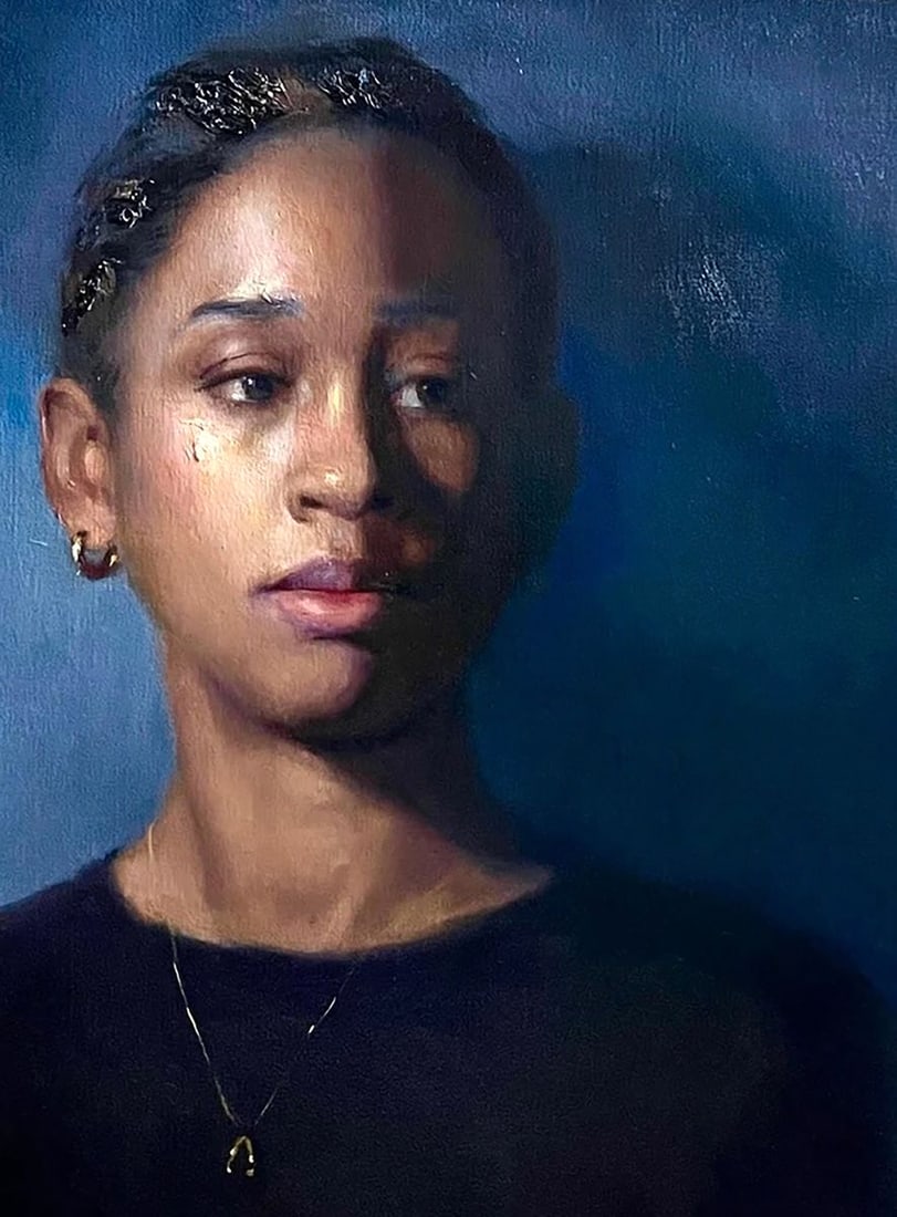 Oil painting Portrait of a girl Ruby Annam Butt - 3