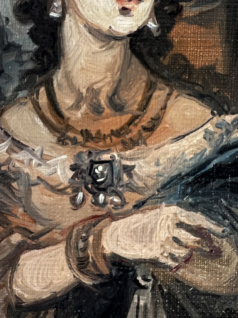 Oil painting Portrait of a noble woman Alexander Litvinov - 3